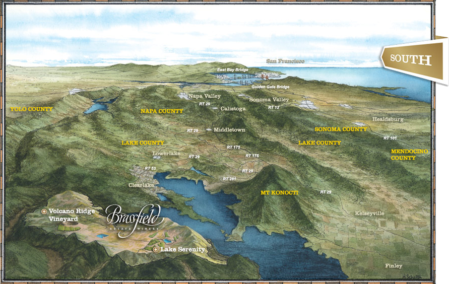 Map of the High Valley area