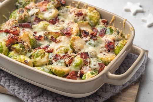 Cheesy Brussels Sprouts